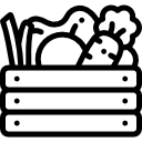 Food Ingredients (Stabilizers, Emulsifiers, Preservatives, Flavors) Icon